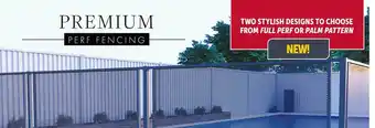 Stratco Premium Perf Fencing offer