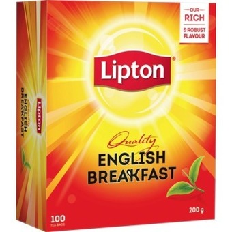 IGA Lipton Quality English Breakfast or Black Tea Bags 100 Pack offer