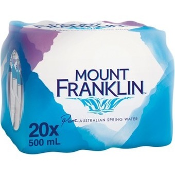 IGA Mount Franklin Spring Water 20x500mL offer