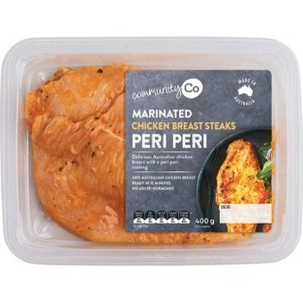 IGA Community Co Chicken Breast Peri Peri 400g offer