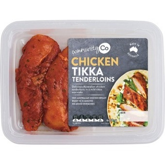 IGA Community Co Chicken Tikka Tenderloins 400g offer