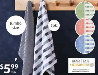 ALDI Professional Tea Towel 2pk offer