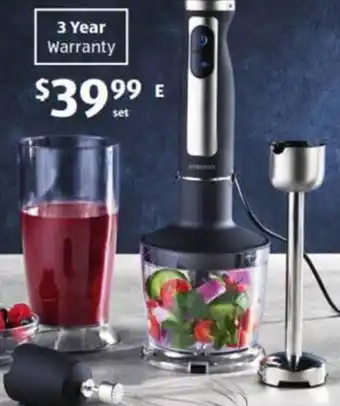 4-Blade Stick Mixer Set