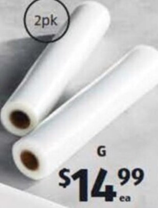 Vacuum Food Sealer Bags or Rolls