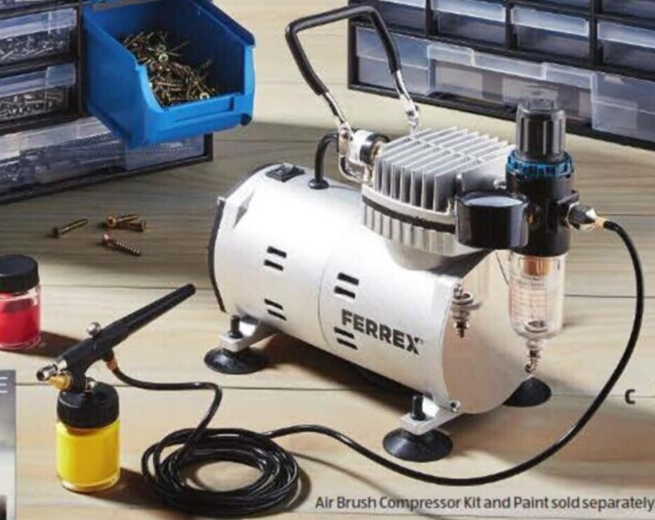 Air Brush Compressor Kit offer at ALDI