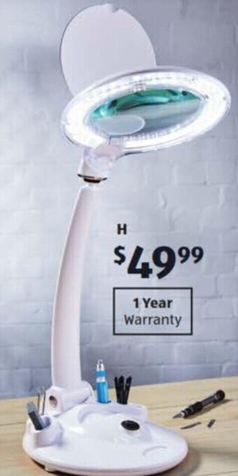ALDI Magnified Task Lamp offer