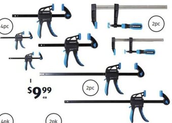 ALDI Quick Ratcheting Bar Clamps offer