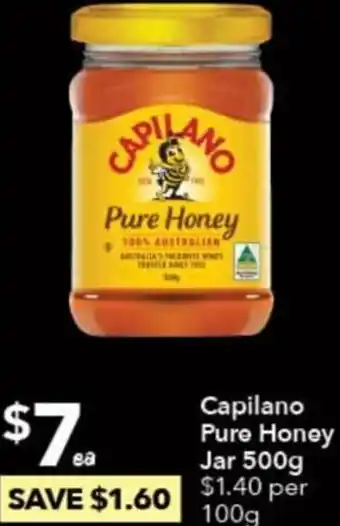 Capilano Pure Honey 500g