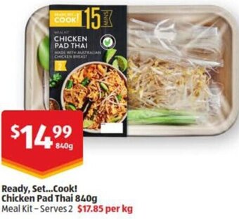 ALDI Ready. Set...Cook! Chicken Pad Thai 840g offer