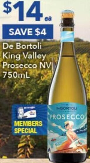 Ritchies De Bortoli King valley Prosecco NV 750ml offer