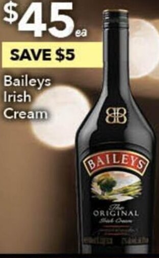 Ritchies Baileys Irish Cream offer