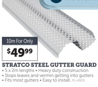 Stratco Stratco Steel Gutter Guard offer