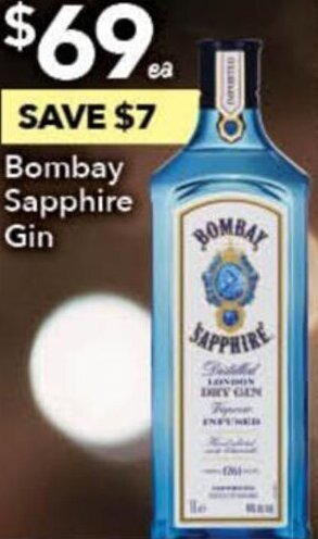 Ritchies Bombay Sapphire Gin offer
