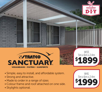 Stratco Sanctuary W41 3m x 6m x 2.4m