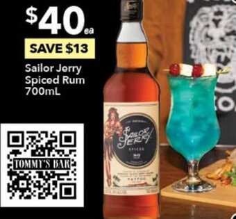 Sailor Jerry Spiced Rum 700ml