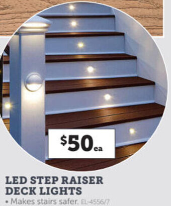 Stratco LED Step Raiser Deck Lights offer