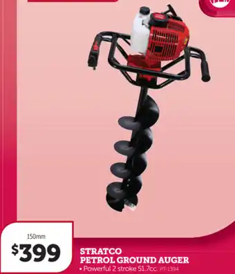 Stratco Petrol Ground Auger 150mm