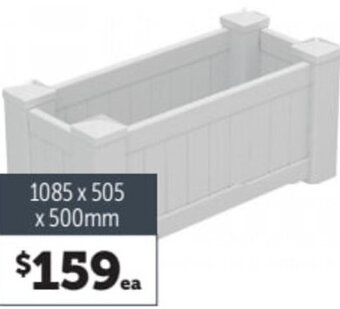 Hamptons Planter Boxes 1085 x 505 x 500mm