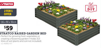 Stratco Stratco Raised Garden Bed 116 x 90 x 30cm offer