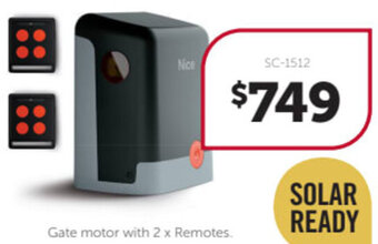 Nice Home Solar Ready Sliding Gate Kits