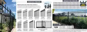 Stratco Heritage Fencing 1800mm High 2400mm Panel offer