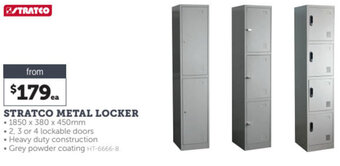 Stratco Stratco Metal Locker offer