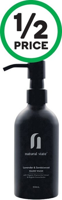 Natural State Hand Wash Lavender & Sandalwood 350ml