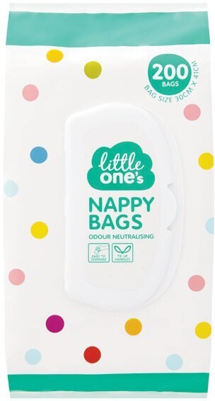 Little One’s Nappy Bags Pk 200