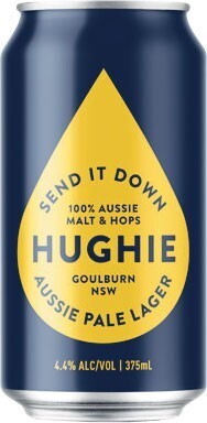 Hughie Pale Lager Cans 6x375ml