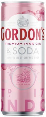 Woolworths Gordon’s Pink Gin & Soda Cans 4x250ml offer