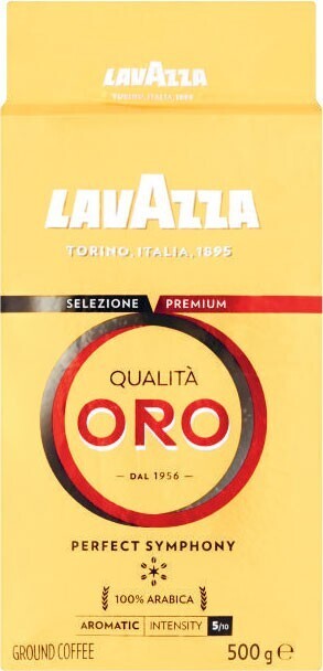 Coles Lavazza Qualita Oro Beans or Ground 500g offer