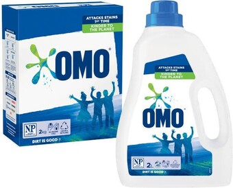 Coles Omo Laundry Liquid 2 Litre or Powder 2kg offer