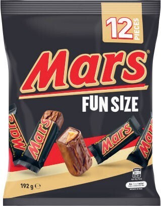 Coles Mars or Skittles Funsize Bag 132g-216g offer