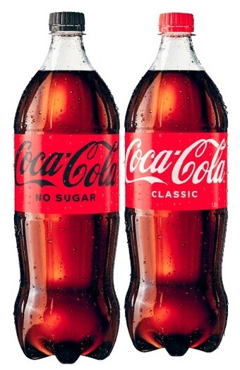 Coles Coca-Cola, Fanta or Sprite Soft Drink 1.25 Litre offer