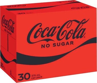 Coles Coca-Cola Soft Drink 30x375mL offer
