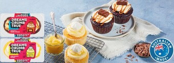 Coles Coles Dreams Crumb True Cupcakes 2 Pack 280g-310g offer