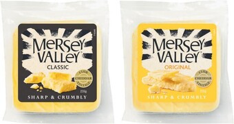 Coles Mersey Valley Cheddar Cheese 235g offer