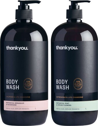 Coles Thankyou Body Wash 1 Litre offer