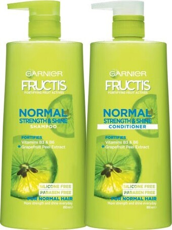 Coles Garnier Fructis Shampoo or Conditioner 850mL offer