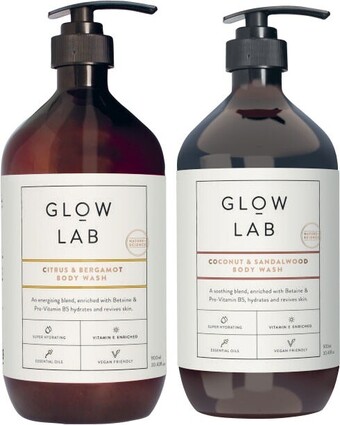 Coles Glow Lab Body Wash 900mL offer