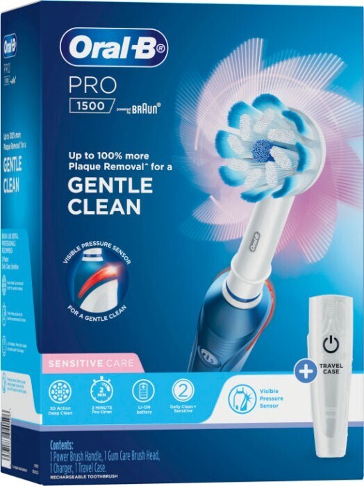 Oral B Pro 1500 Electric Toothbrush 1 Pack offer at Coles