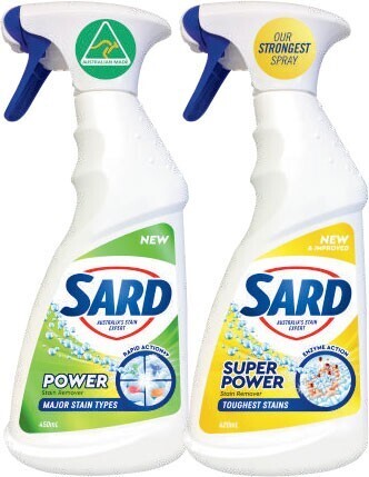 Coles Sard Stain Remover Triggers 420mL-450mL offer