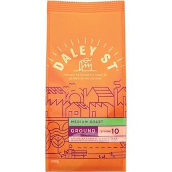 Coles Daley St Coffee Beans or Ground 200g offer
