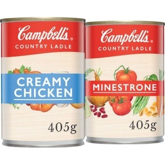 Coles Campbell’s Country Ladle Soup 495g-505g offer