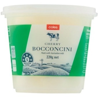Coles Cherry Bocconcini 220g