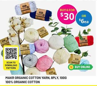Makr Organic Cotton Yarn