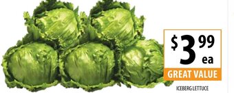 Supabarn Iceberg Lettuce offer