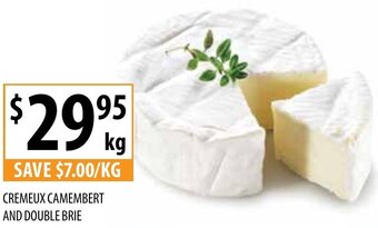 Supabarn Cremeux Camembert And Double Brie offer