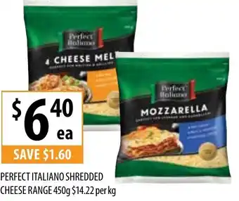 Supabarn Perfect Italiano Shredded Cheese Range 450g offer