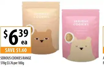 Supabarn Serious Cookies Range 170g offer